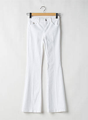 Blugi cu croială evazată alb LIU JO femeie