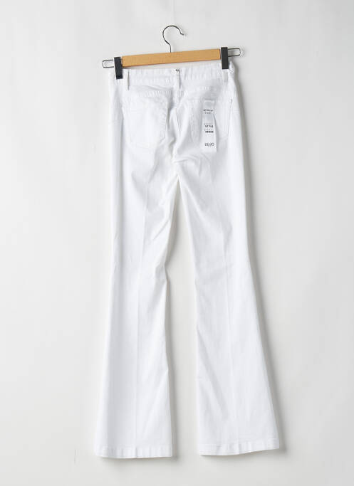 Blugi cu croială evazată alb LIU JO femeie