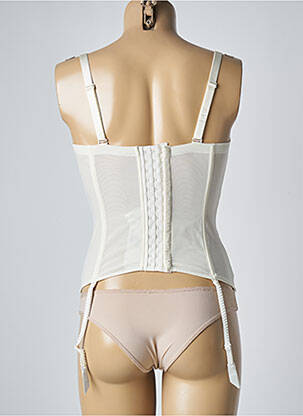 Corset/jartieră efect material satinat bej EPRISE BY LISE CHARMEL femeie