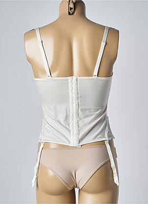 Corset/jartieră efect material satinat bej ANTINEA femeie
