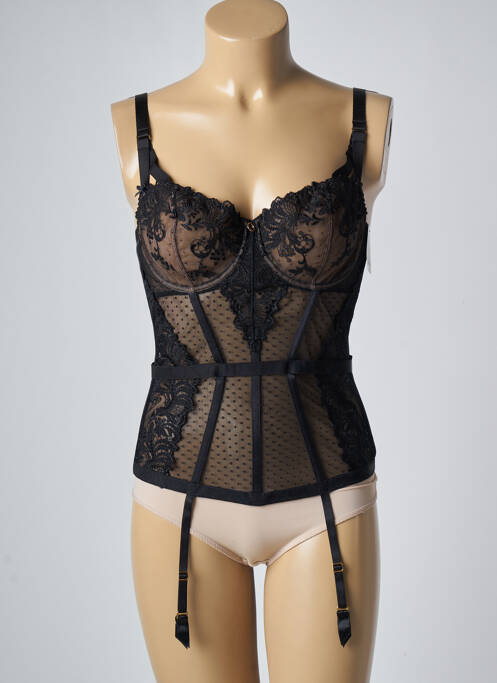 Corset/Jartieră negru AUBADE femeie