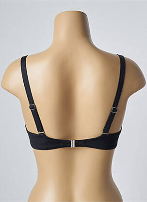 Sutien de costum de baie elasticitate sutien cupe întregi cu decolteu înalt negru ANTIGEL femeie