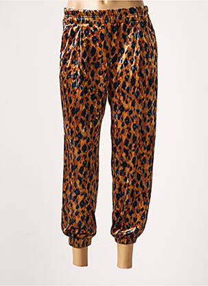 Pantalon 7/8 elasticitate mărime normală maro SEE U SOON femeie