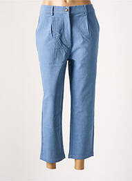 Pantalon 7/8 elasticitate mărime normală albastru THE KORNER femme