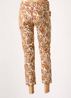Pantalon 7/8 țesătură poplin mărime normală bej LA PETITE FRANCAISE femeie