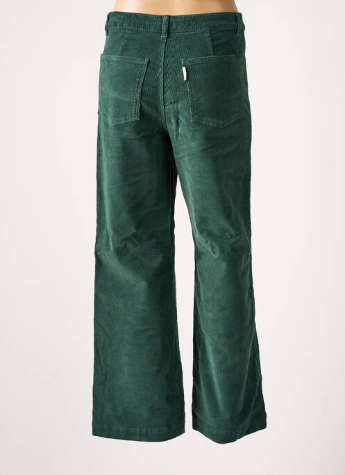 Pantalon evazat verde MUS & BOMBON femeie