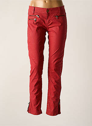 Pantalon slim roșu ACQUAVERDE femeie