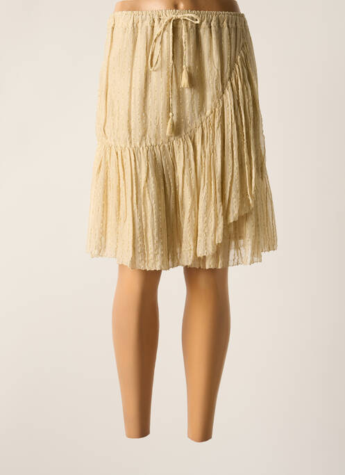 Fustă midi bej LEON & HARPER femeie