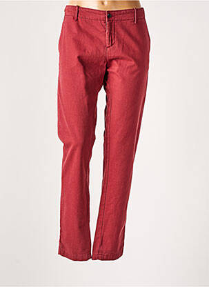 Pantalon chino roșu BELLEROSE femeie