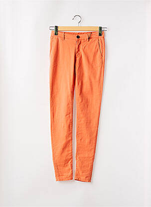 Pantalon slim portocalie LEON & HARPER femeie