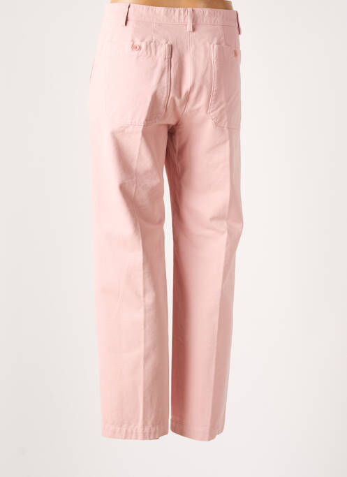 Pantalon drept roz HARTFORD femeie