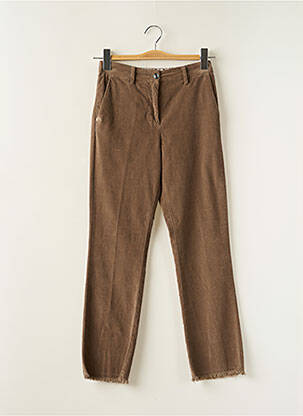 Pantalon drept maro WHITE SAND femeie