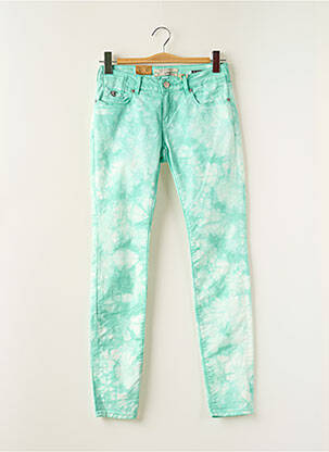 Pantalon slim verde MAISON SCOTCH femeie