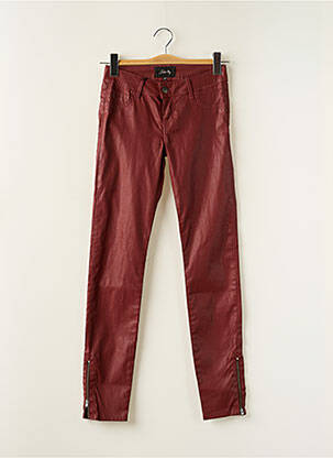 Pantalon slim roșu SCHOOL RAG femeie