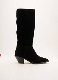 Cizme cubanez toc de 4 la 6 cm negru BA&SH femeie
