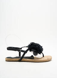 Șlapi închidere cu buclă(e) toc plat până la 3 cm negru PARADOXALE femeie