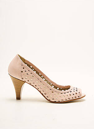 Pantofi cu toc toc de 7 la 9 cm roz NOE femeie