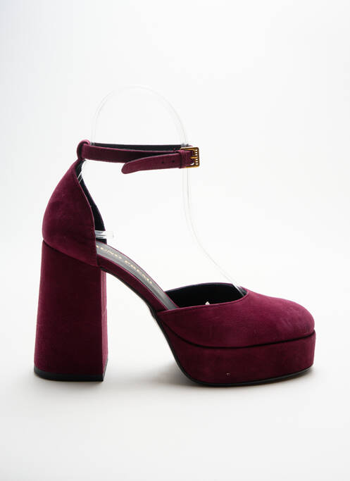 Pantofi cu toc închidere cu buclă(e) toc înalt de 10cm și mai mult violet BRUNO PREMI femme