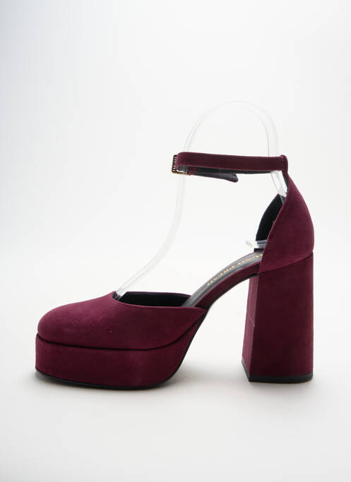 Pantofi cu toc închidere cu buclă(e) toc înalt de 10cm și mai mult violet BRUNO PREMI femme