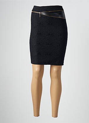 Fustă midi negru ITALIAN STYLE femeie