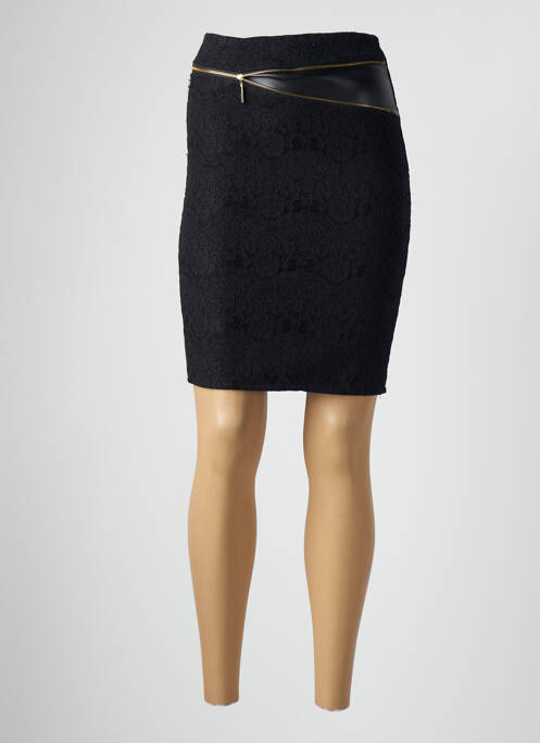 Fustă midi negru ITALIAN STYLE femeie