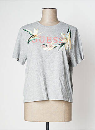 Tricou gri GUESS femeie