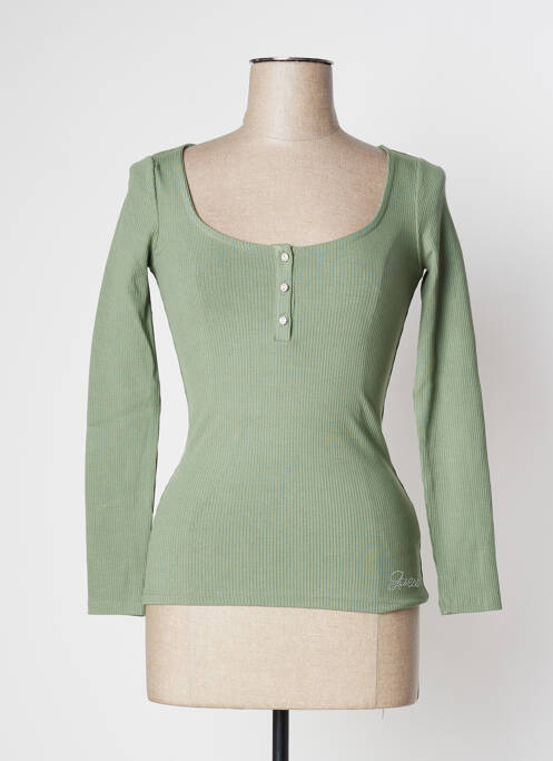 Tricou verde GUESS femeie