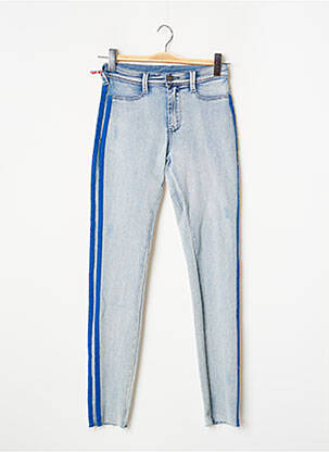 Blugi cu croială slim albastru TEDDY SMITH fată