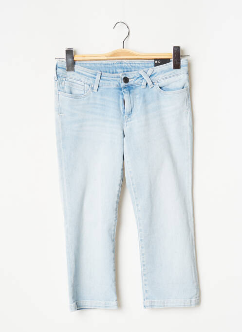 Pantalon trei sferturi albastru TEDDY SMITH fată