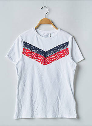 Tricou alb NAME IT fată