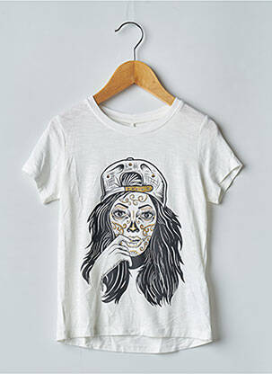 Tricou alb NAME IT fată