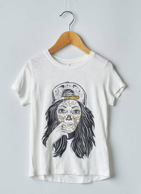 Tricou alb NAME IT fată