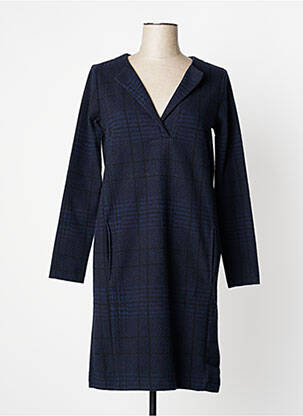 Rochie midi mâneci lungi mâneci lungi albastru LA FEE MARABOUTEE femeie