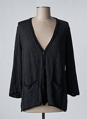 Vestă cu mâneci lungi negru TRANSIT femeie