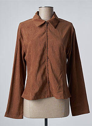 Cămașă maro CAPRICINE.K femeie