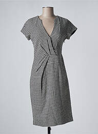 Rochie midi mâneci scurte mâneci scurte negru ARMAND VENTILO femeie