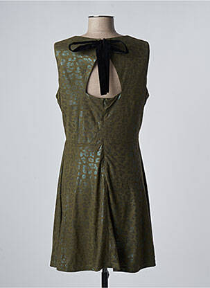 Rochie midi croială fluidă fără mâneci verde SOPHYLINE femeie