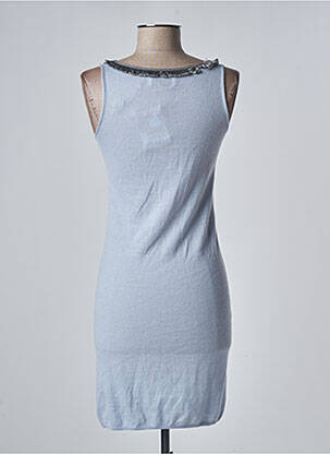 Rochie midi fără mâneci fără mâneci albastru ALLUDE femeie