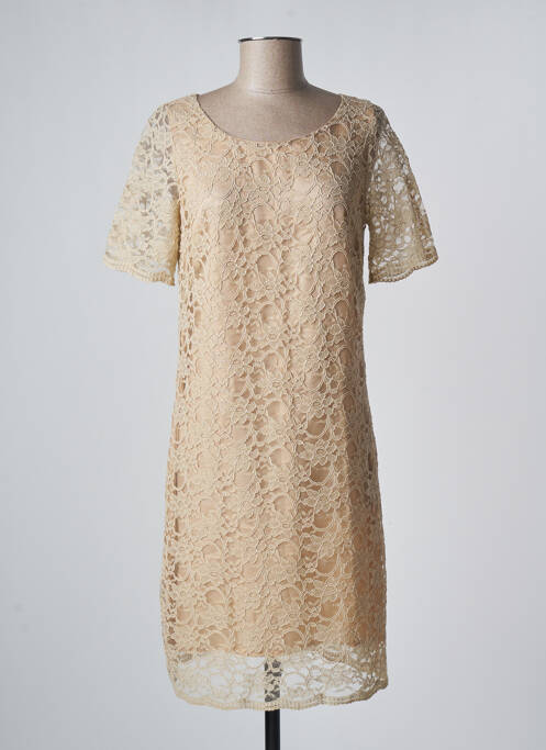 Rochie midi bej ZEPELINE femeie