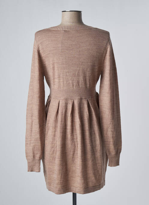 Rochie midi maro FOLIA femeie