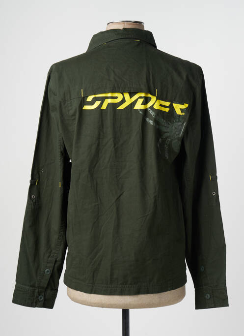 Cămașă cu mâneci lungi verde SPYDER bărbat