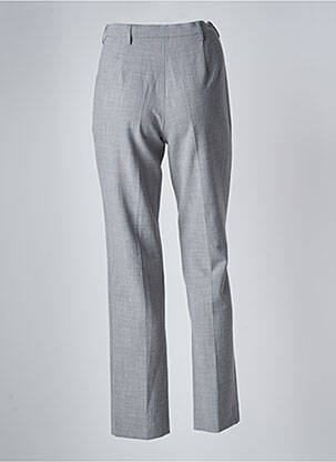 Pantalon drept elasticitate talie înaltă gri SYM femeie