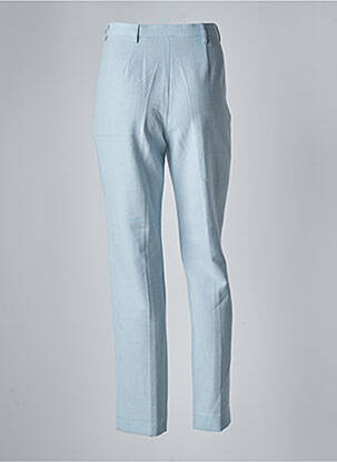 Pantalon drept elasticitate talie înaltă albastru SYM femeie