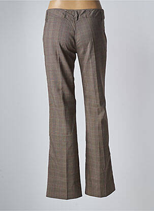Pantalon drept elasticitate talie joasă maro FREESIA femeie