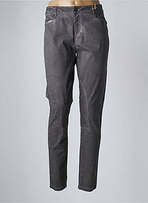 Pantalon slim elasticitate mărime normală gri ET COMPAGNIE femeie