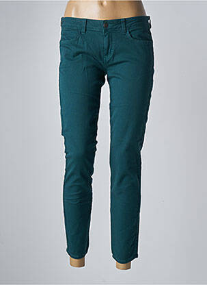 Pantalon 7/8 elasticitate talie joasă verde SIWY femeie