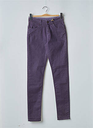 Pantalon slim violet ET COMPAGNIE femeie