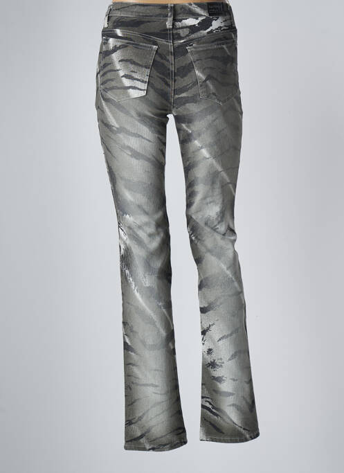 Blugi cu croială dreaptă verde PIANURASTUDIO femeie