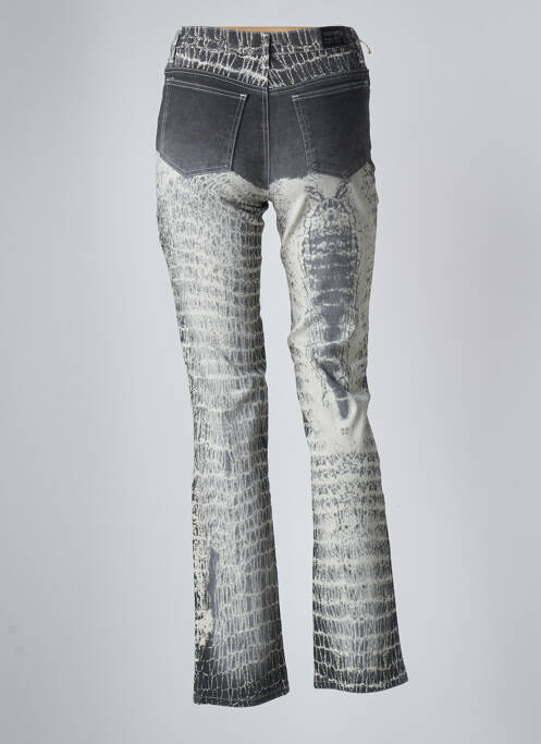 Blugi cu croială dreaptă gri PIANURASTUDIO femeie