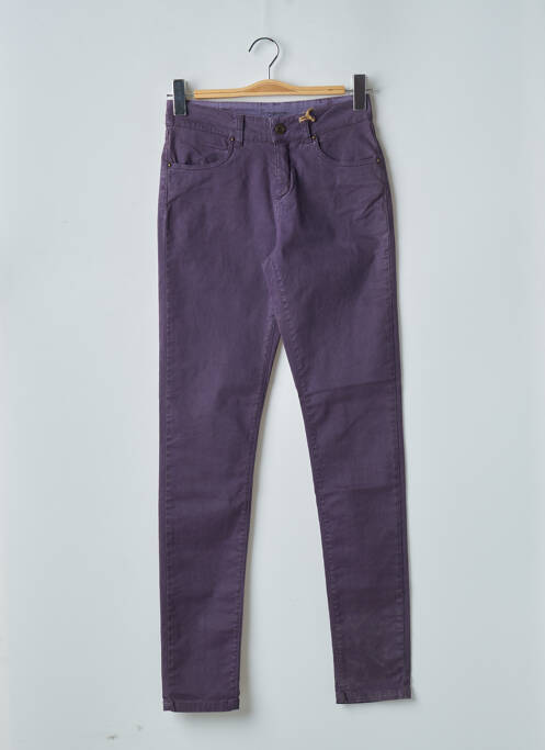 Pantalon slim violet ET COMPAGNIE femeie